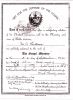 Reverend WC Vertrees Certificate of Ordination